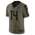 NFL Seattle Seahawks DK Metcalf 14 Nike 2021 Salute to Service Jersey