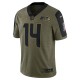 NFL Seattle Seahawks DK Metcalf 14 Nike 2021 Salute to Service Jersey