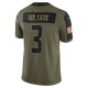 NFL Seattle Seahawks Russell Wilson 3 Nike 2021 Salute to Service Jersey