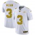 NFL Seattle Seahawks Russell Wilson 3 Nike Flocked Leopard Print White Jersey