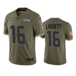 NFL Seattle Seahawks Tyler Lockett 16 Nike 2022 Salute to Service Jersey
