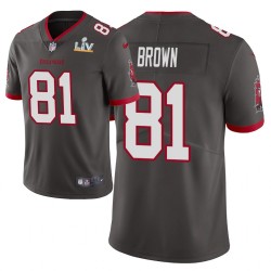 NFL Tampa Bay Buccaneers Antonio Brown 81 Nike Brown 2021 Super Bowl LV Jersey
