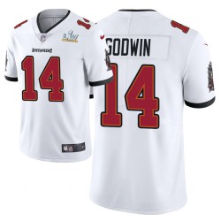 NFL Tampa Bay Buccaneers Chris Godwin 14 Nike White 2021 Super Bowl LV Jersey