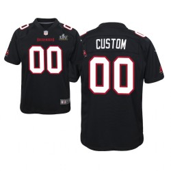 NFL Tampa Bay Buccaneers Custom Nike Black 2021 Super Bowl LV Jersey