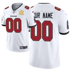 NFL Tampa Bay Buccaneers Custom Nike White 2021 Super Bowl LV Champions Jersey