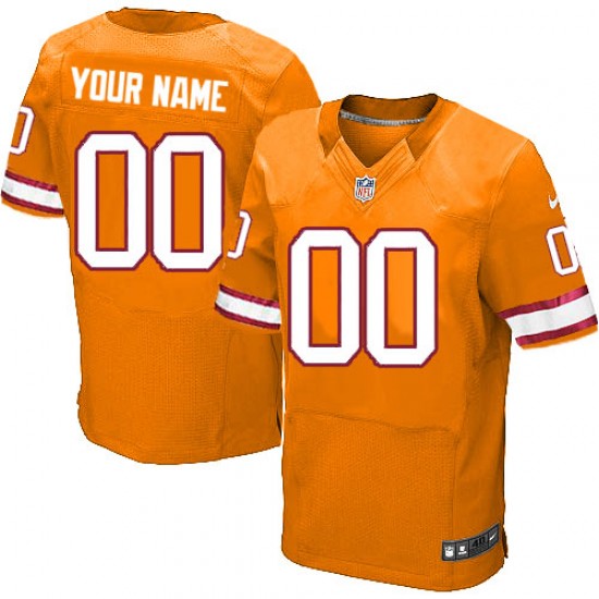 NFL Tampa Bay Buccaneers Custom Orange Jersey