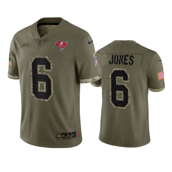 NFL Tampa Bay Buccaneers Julio Jones 6 Nike 2022 Salute to Service Jersey