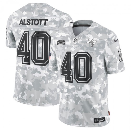 NFL Tampa Bay Buccaneers Mike Alstott Nike 2024 Salute to Service Jersey