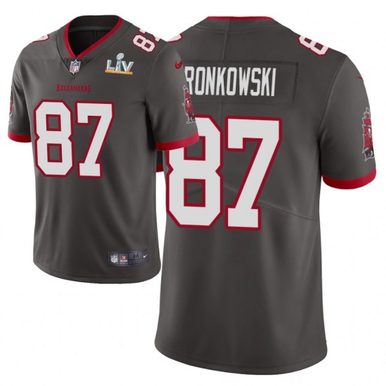 NFL Tampa Bay Buccaneers Rob Gronkowski 87 Nike Brown 2021 Super Bowl LV Jersey