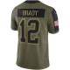 NFL Tampa Bay Buccaneers Tom Brady 12 Nike 2021 Salute to Service Jersey