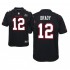 NFL Tampa Bay Buccaneers Tom Brady 12 Nike Black 2021 Super Bowl LV Jersey