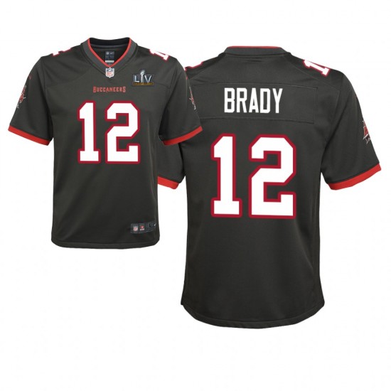 NFL Tampa Bay Buccaneers Tom Brady 12 Nike Brown 2021 Super Bowl LV Jersey