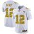NFL Tampa Bay Buccaneers Tom Brady 12 Nike Flocked Leopard Print White Jersey