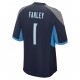 NFL Tennessee Titans Caleb Farley 1 Nike Navy 2021 Draft Jersey