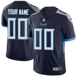 NFL Tennessee Titans Custom Blue Jersey