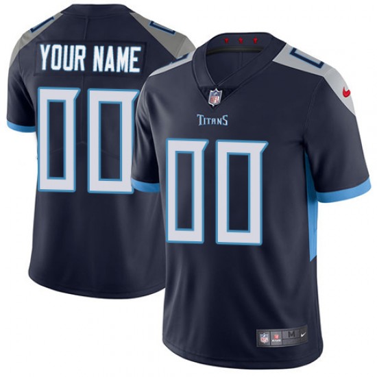 NFL Tennessee Titans Custom Blue Jersey