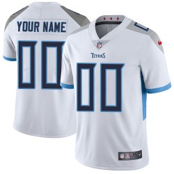 NFL Tennessee Titans Custom White Jersey