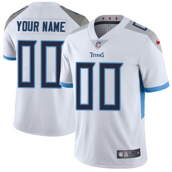 NFL Tennessee Titans Custom White Jersey