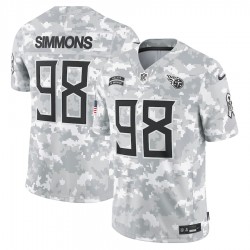 NFL Tennessee Titans Jeffery Simmons Nike 2024 Salute to Service Jersey