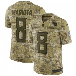 NFL Tennessee Titans MARIOTA 8 Nike Salute to Service Jersey