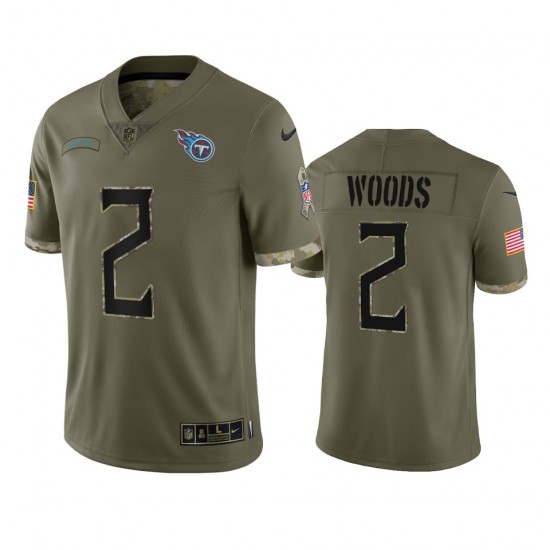 NFL Tennessee Titans Robert Woods 2 Nike 2022 Salute to Service Jersey