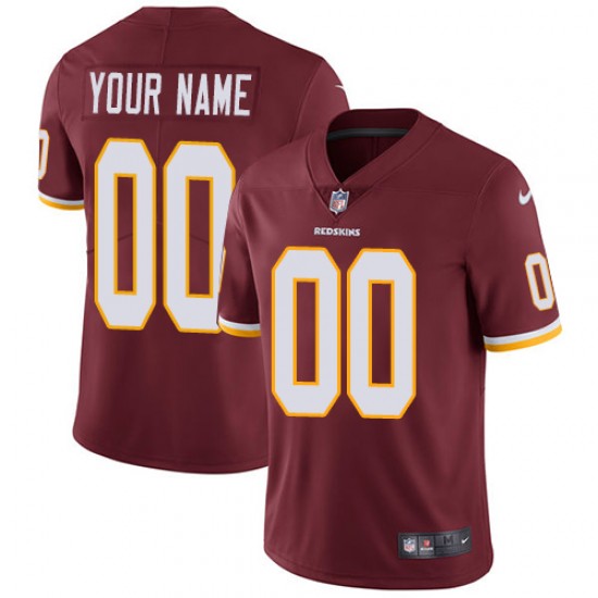 NFL Washington Redskins Custom Red Jersey