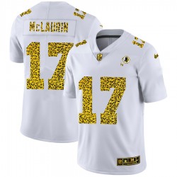 NFL Washington Redskins Terry McLaurin 17 Nike Flocked Leopard Print White Jersey