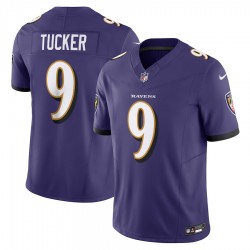 Baltimore Ravens Justin Tucker Nike 2023 Purple Vapor F.U.S.E. Limited Jersey