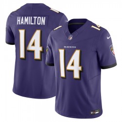 Baltimore Ravens Kyle Hamilton Nike 2023 Purple Vapor F.U.S.E. Limited Jersey