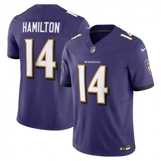 Baltimore Ravens Kyle Hamilton Nike 2023 Purple Vapor F.U.S.E. Limited Jersey