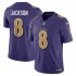 Baltimore Ravens Lamar Jackson Nike 2023 Purple Vapor F.U.S.E. Limited Jersey