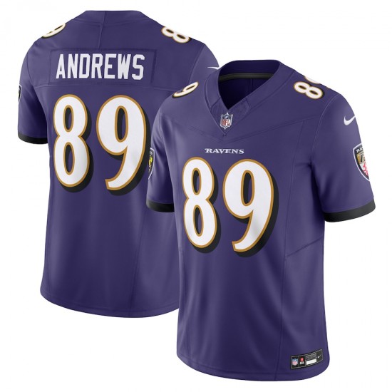 Baltimore Ravens Mark Andrews Nike 2023 Purple Vapor F.U.S.E. Limited Jersey