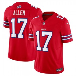 Buffalo Bills Josh Allen Nike 2023 Red Vapor F.U.S.E. Limited Jersey