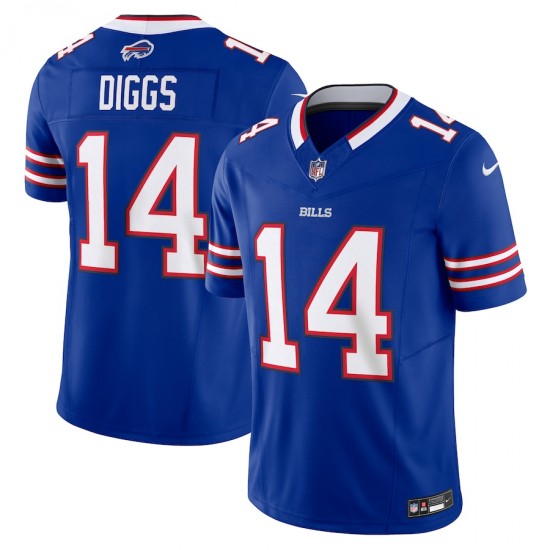 Buffalo Bills Stefon Diggs Nike 2023 Royal Vapor F.U.S.E. Limited Jersey