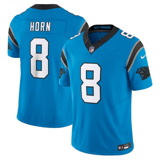 Carolina Panthers Jaycee Horn Nike 2023 Blue Vapor F.U.S.E. Limited Jersey