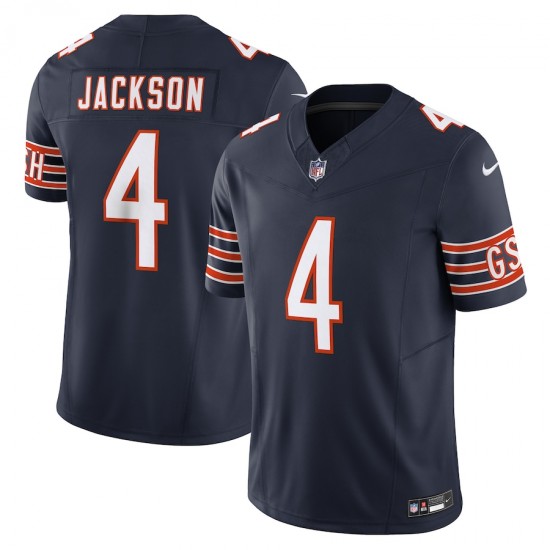 Chicago Bears Eddie Jackson Nike 2023 Navy Vapor F.U.S.E. Limited Jersey