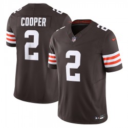 Cleveland Browns Amari Cooper Nike 2023 Brown Vapor F.U.S.E. Limited Jersey