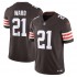 Cleveland Browns Denzel Ward Nike 2023 Brown Vapor F.U.S.E. Limited Jersey