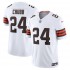 Cleveland Browns Nick Chubb Nike 2023 White Vapor F.U.S.E. Limited Jersey