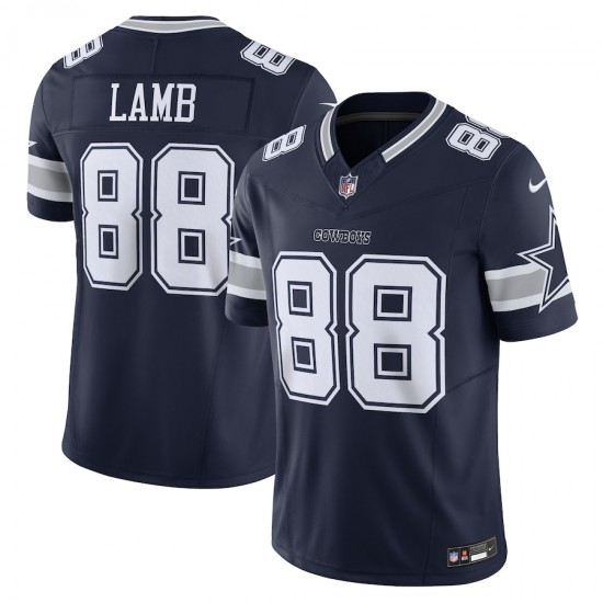 Dallas Cowboys CeeDee Lamb Nike 2023 Navy Vapor F.U.S.E. Limited Jersey