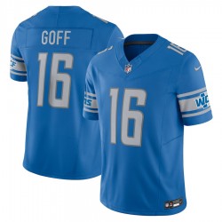Detroit Lions Jared Goff Nike 2023 Blue Vapor F.U.S.E. Limited Jersey