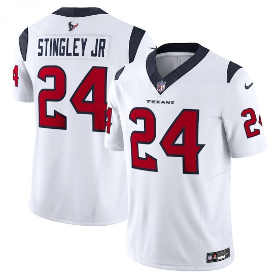 Houston Texans Derek Stingley Jr. Nike 2023 White Vapor F.U.S.E. Limited Jersey