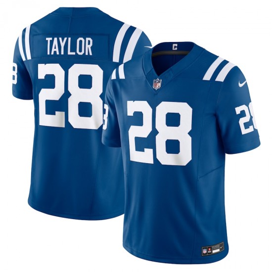 Indianapolis Colts Jonathan Taylor Nike 2023 Royal Vapor F.U.S.E. Limited Jersey