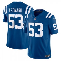 Indianapolis Colts Shaquille Leonard Nike 2023 Royal Vapor F.U.S.E. Limited Jersey