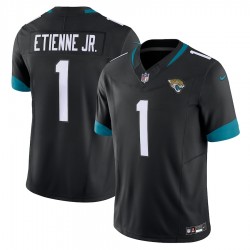 Jacksonville Jaguars Travis Etienne Nike 2023 Black Alternate Vapor F.U.S.E. Limited Jersey