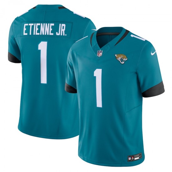 Jacksonville Jaguars Travis Etienne Nike 2023 Teal Vapor F.U.S.E. Limited Jersey