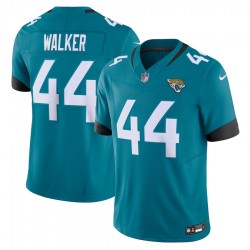 Jacksonville Jaguars Travon Walker Nike 2023 Teal Vapor F.U.S.E. Limited Jersey