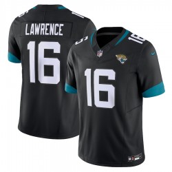 Jacksonville Jaguars Trevor Lawrence Nike 2023 Black Alternate Vapor F.U.S.E. Limited Jersey