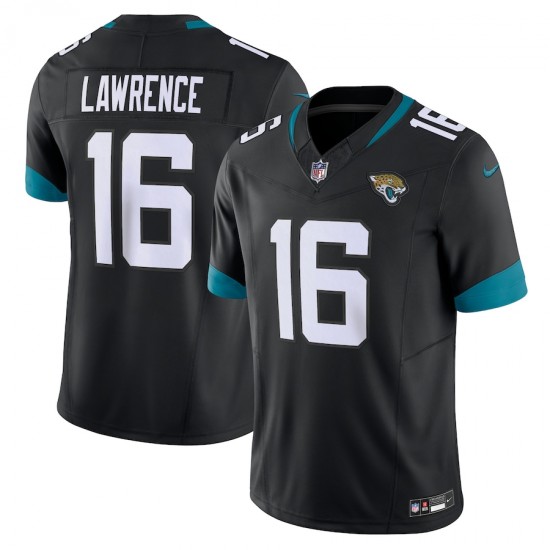 Jacksonville Jaguars Trevor Lawrence Nike 2023 Black Alternate Vapor F.U.S.E. Limited Jersey