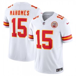 Kansas City Chiefs Patrick Mahomes Nike 2023 White Vapor F.U.S.E. Limited Jersey